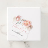 Pampasgras Bloem Roze Trouw Bedankt Bedankjes Labels (In situ)