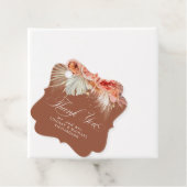 Pampasgras Bloem Terracotta Roest Dank U Bedankjes Labels (In situ)