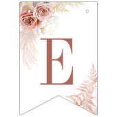 Pampasgras Boho Chic Terracotta Bruidsmeisje Showe Vlaggetjes (Derde vlag)