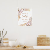 Pampasgras Bruidsuitnodiging Welkomstbord Poster (Keuken)