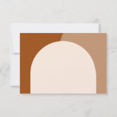 Pampasgras en Bruiloftsreactiekaart Arches RSVP Kaartje (Achterkant)