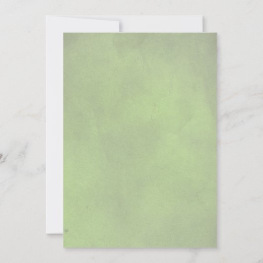 Pampasgras en palmgras, groen repetitief diner kaart (Achterkant)