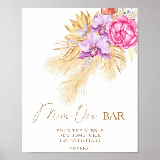 Pampasgras - Mom-Osa bar Poster (Voorkant)