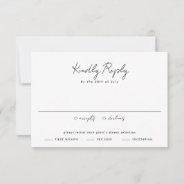 Pampasgras Neutraal Woestijnlandschap Boho Bruilof RSVP Kaartje