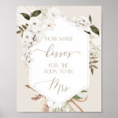 Pampasgras Raad hoeveel kusjes Poster (Voorkant)