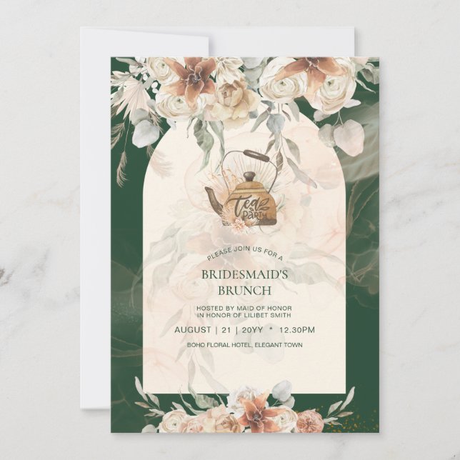 Pampasgras THEE PARTY Bruids-showerlunch (Voorkant)