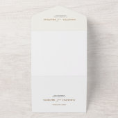 Pampasgras tropisch Boheems All In One Uitnodiging (Buitenkant)