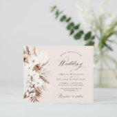 pampass gras wild flower terracotta bruiloft (Staand voorkant)