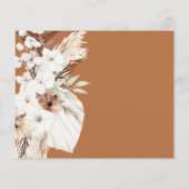 pampass gras wild flower terracotta bruiloft (Achterkant)