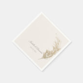 Pampass Grass Table Napkin Servet (Hoek)