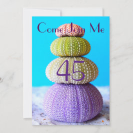 Pamper Beach Party Birthday Celebration Invitation Kaart