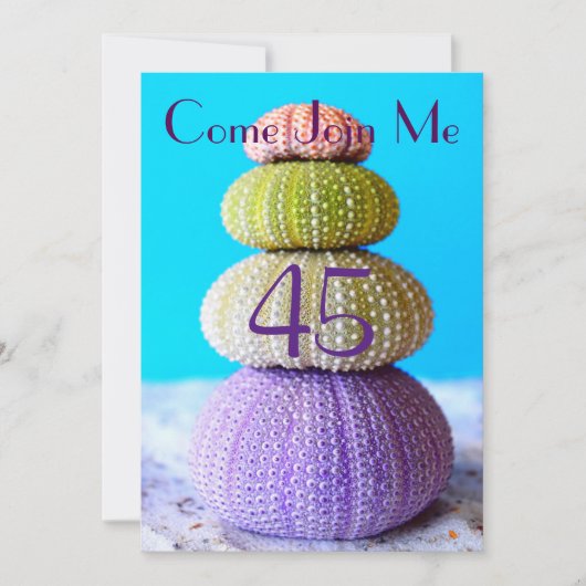 Pamper Beach Party Birthday Celebration Invitation Kaart (Voorkant)