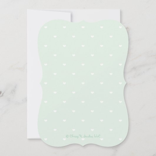 Pamper Bridal Shower Invitations Spa Day Brunette Kaart (Achterkant)