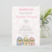 Pamper Me Spa Bridal Shower Kaart (Staand voorkant)