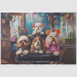 Pampered Paws Day in de Salon Decoupage Tissuepapier