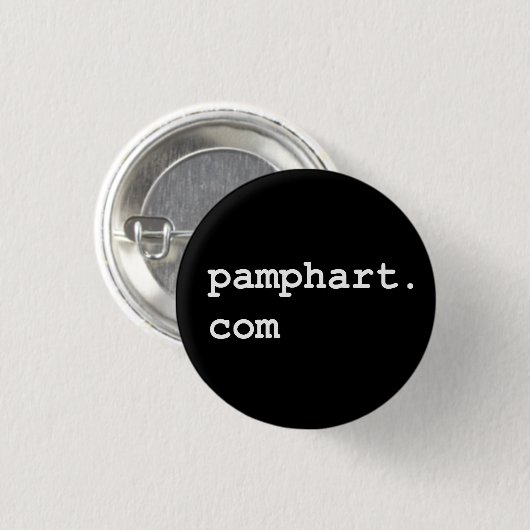 pamphart.com badge #4 ronde button 3,2 cm (Voorkant /achterkant)