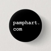 pamphart.com badge #4 ronde button 3,2 cm (Voorkant)