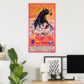 Pamplona 1948 poster (Thuiskantoor)