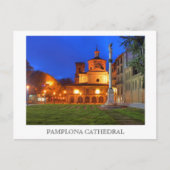 Pamplona Cathedraal Briefkaart (Voorkant)
