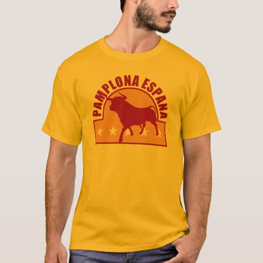 pamplona espana t-shirt (Voorkant)