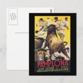 Pamplona San Fermin Briefkaart (Voorkant / Achterkant)