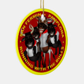 Pamplona - San Fermin Keramisch Ornament (Rechts)