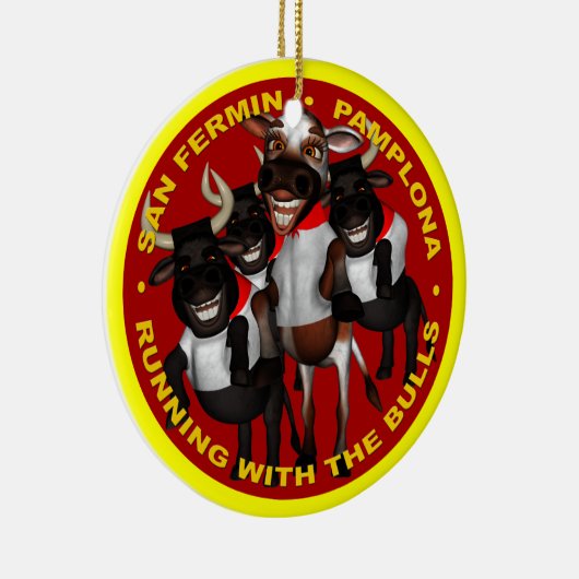 Pamplona - San Fermin Keramisch Ornament (Rechts)