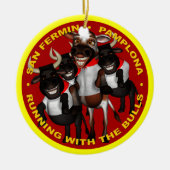 Pamplona - San Fermin Keramisch Ornament (Voorkant)