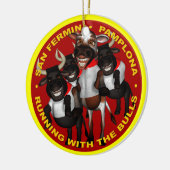 Pamplona - San Fermin Keramisch Ornament (Links)