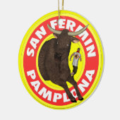 Pamplona - San Fermin Keramisch Ornament (Links)
