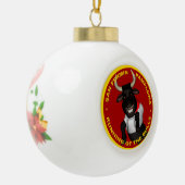 Pamplona - San Fermin Keramische Bal Ornament (Links)