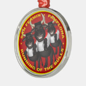 Pamplona - San Fermin Metalen Ornament (Links)