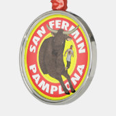 Pamplona - San Fermin Metalen Ornament (Links)
