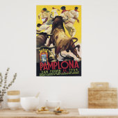 Pamplona San Fermin Poster (Keuken)