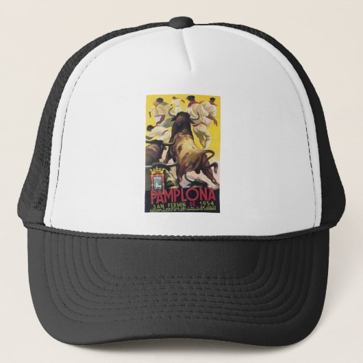 Pamplona San Fermin Trucker Pet (Voorkant)