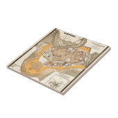 Pamplona Spanje 1882 Tegeltje (Zijkant)