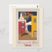  Pamplona Spanje Reizigersreis Briefkaart (Voorkant / Achterkant)