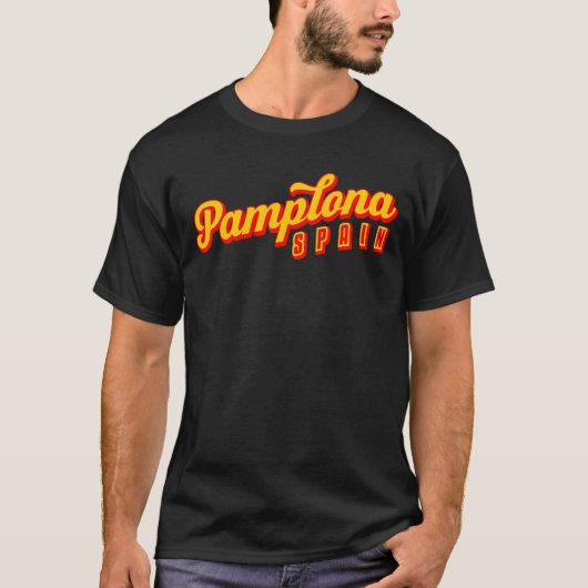 Pamplona Spanje T-shirt (Voorkant)