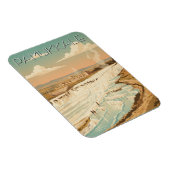 Pamukkale Turkey Travel Postcard Magneet (Rechterzijde)