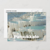 Pamukkale, Turkije Briefkaart (Voorkant / Achterkant)