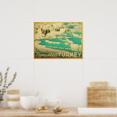 Pamukkale Turkije Poster (Keuken)
