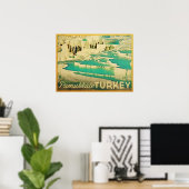 Pamukkale Turkije Poster (Thuiskantoor)