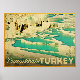 Pamukkale Turkije Poster