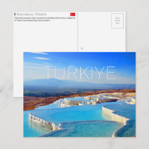 Pamukkale, Turkije Reisbriefkaart Briefkaart