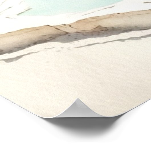 Pamukkale Turkije Reislandschap Poster (Hoek)