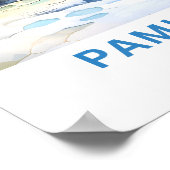 Pamukkale Turkije Reisprint Poster (Hoek)