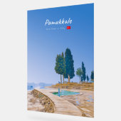 Pamukkale, Turkije - Thermische baden Acryl Bord (Hoek)
