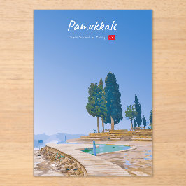 Pamukkale, Turkije - Thermische baden Acryl Uitnodigingen