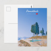Pamukkale, Turkije - Thermische baden Briefkaart (Voorkant / Achterkant)
