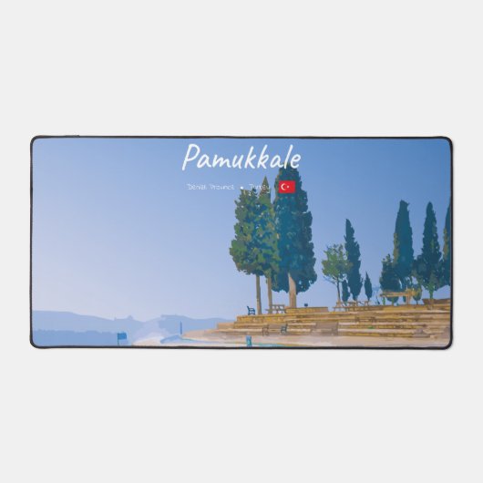 Pamukkale, Turkije - Thermische baden Bureaumat (Voorkant)